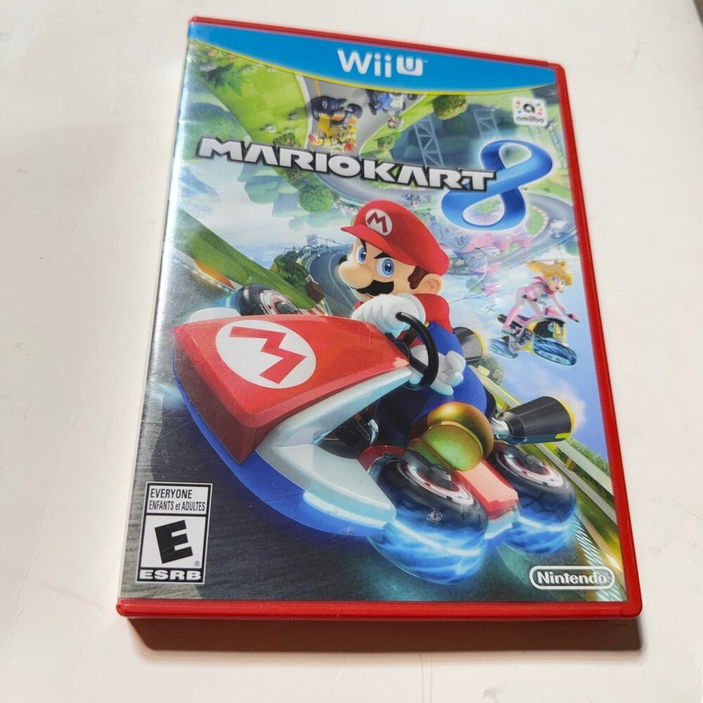 Mario Kart 8 Nintendo Wii U Complete With Case Manual Multiplayer Racing